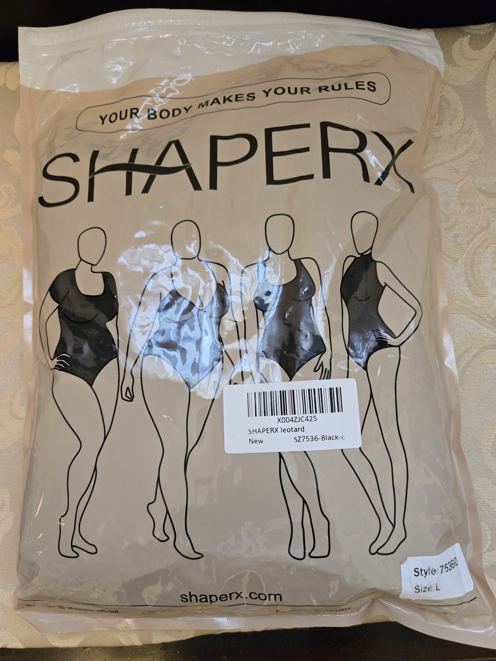 Black Shaperyx Leotard